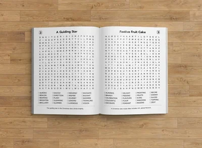 Christmas Word Search: 100 Puzzles & Fun Facts Included - Inside Image 1