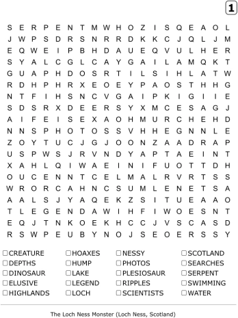 Paranormal Mysteries: 50 Word Search Puzzles & Stories - Inside Image 3