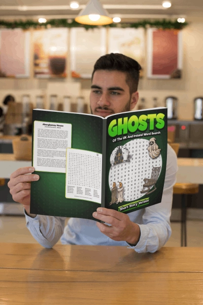 Ghosts of the UK Word Search: 50 Puzzles & Spooky Stories - Inside Image 1