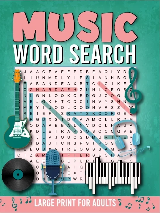 Word Search Books by Lazerleaf Fun for All Ages - Cover Image